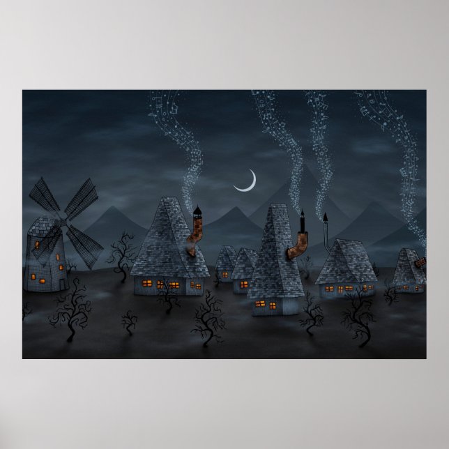 Poster A Vila Dos Músicos (Frente)