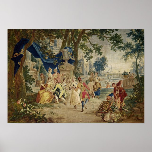Poster A vila Fete depois de D.Teniers (Frente)