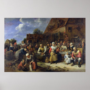 Póster A Village Banquet