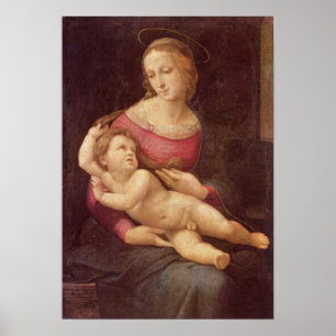 Póster A Virgem (A Madonna Bridgewater) por Raphael