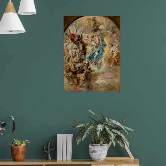Poster A Virgem como Mulher do Apocalipse | Rubens | (Sala de Estar 1)