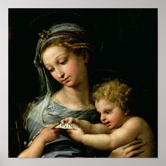 Póster A Virgem da Rosa, c.1518 (Frente)