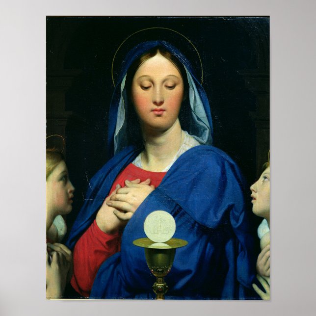 Póster A Virgem do Anfitrião, 1866 (Frente)