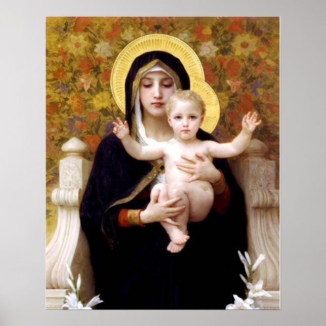 Póster A Virgem dos Lírios (La Vierge au Lys) (Frente)