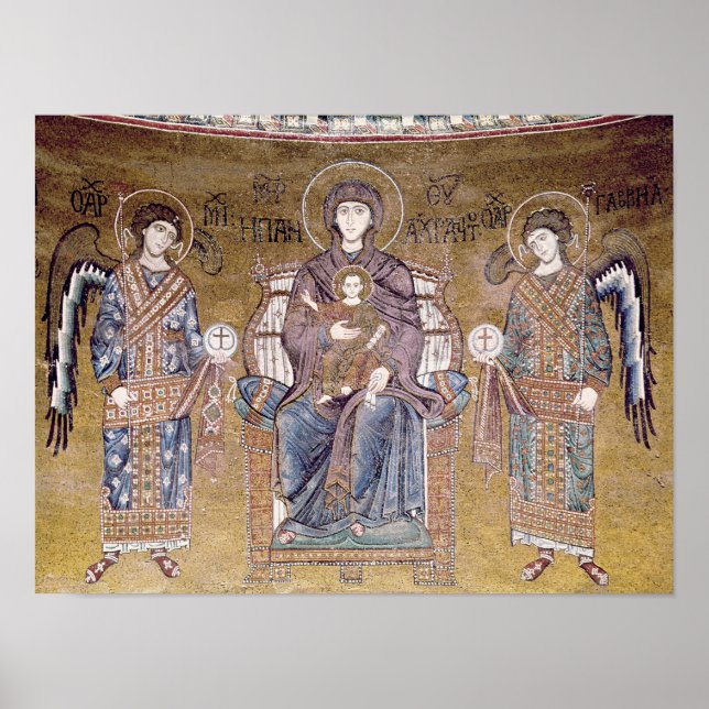 Póster A Virgem e a Criança (Frente)