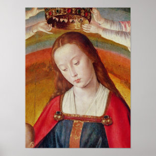 Póster A Virgem Maria com sua coroa