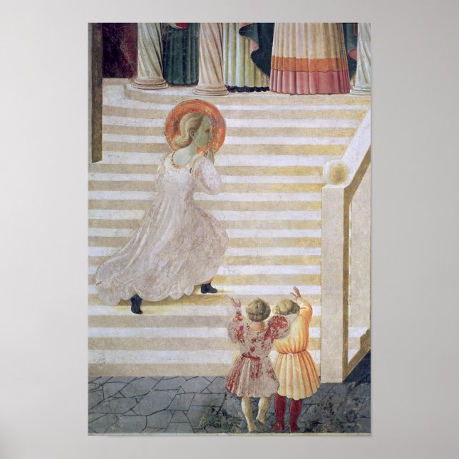Poster A Virgem Maria subindo a escada (Frente)