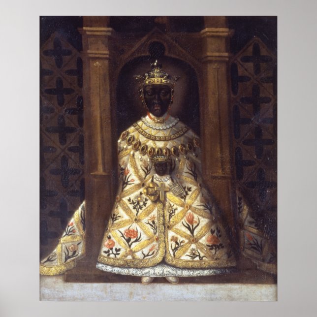 Poster A Virgem Negra na Chadaraita (Frente)