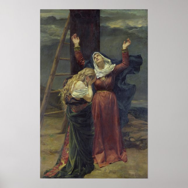 Poster A Virgem no Pé da Cruz (Frente)