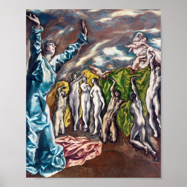 Poster A Visão de São João | El Greco | (Frente)