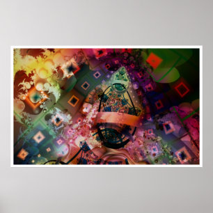 Póster A visão do homem louco