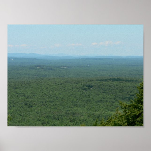 Póster A Visão do Monte Agamenticus, Maine (Frente)