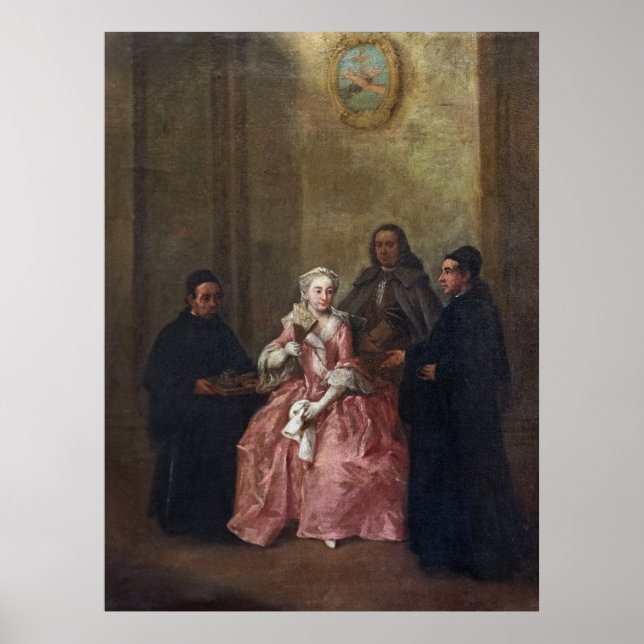 Poster A visita ao convento (Frente)