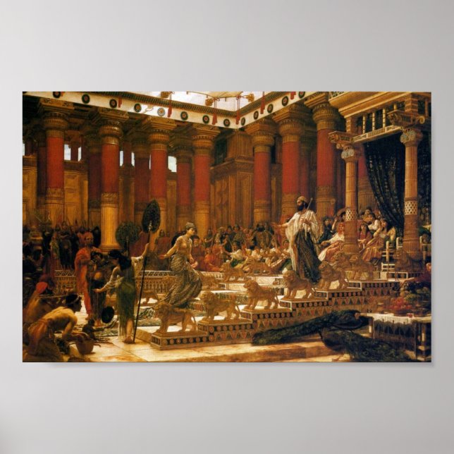 Poster A Visita Da Rainha De Sheba Ao Rei Salomão (Frente)