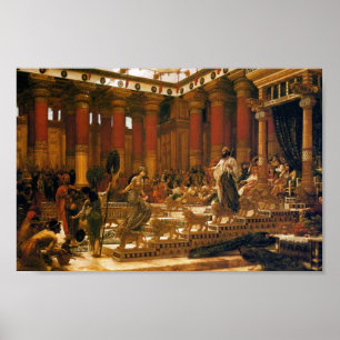 Poster A visita da rainha de Sheba ao rei Solomon