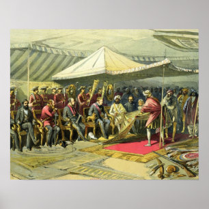 Póster A visita do retorno do vice-rei ao Maharajah o