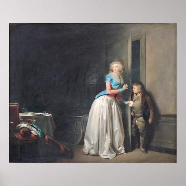 Póster A Visita Recebida, 1789 (Frente)