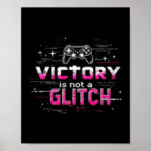 Poster A Vitória Não É Um Jogador De Citação De Jogos.