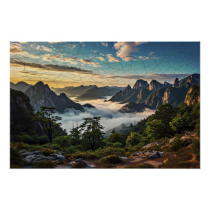 Póster A Web Sobre Montanhas