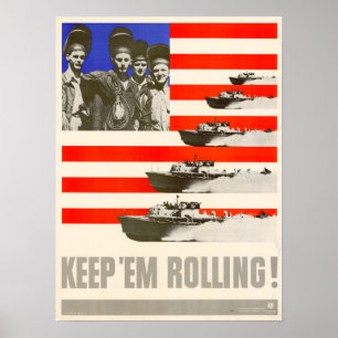 Poster A WWII Mantém-Nos A Rolar!