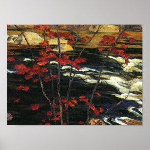 Poster A. Y. Jackson - Mapeamento Vermelho