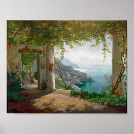 Poster Aagaard Loggia Amalfi Itália Pintura