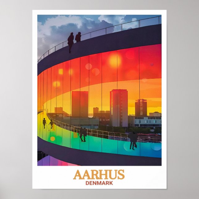Poster Aarhus Wall Art - Framed ARoS Aarhus Art Museum  (Frente)