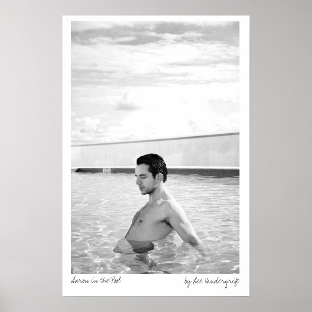 Poster Aaron na Piscina (Frente)