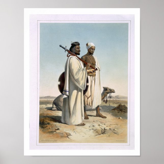 Póster Ababda, Nomads do deserto de Thebaid Oriental, (Frente)