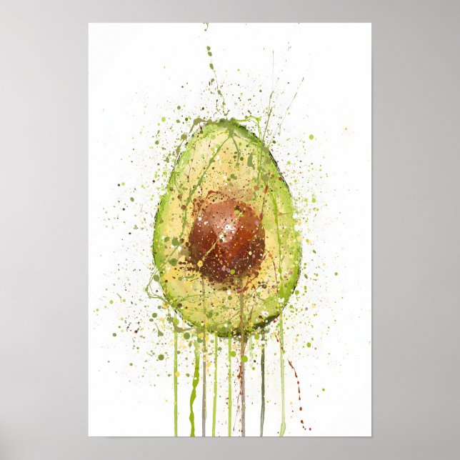 Poster Abacate Vegetal (Frente)