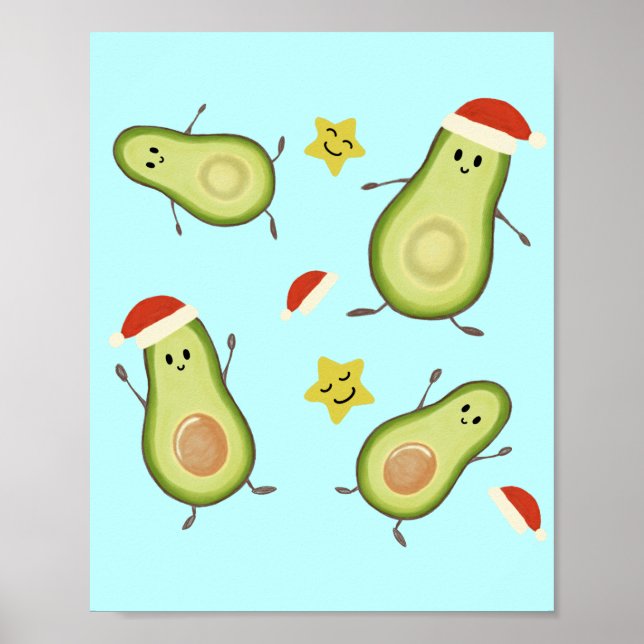 Poster Abacates & Natal (Frente)
