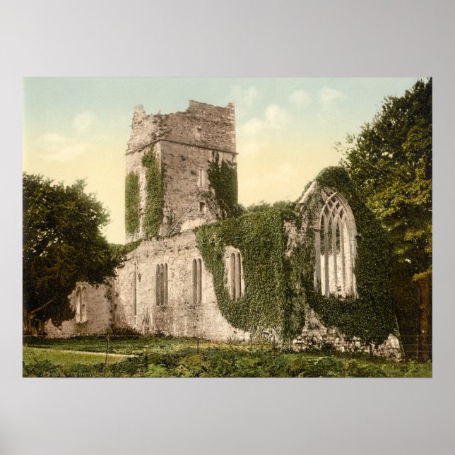 Póster Abadia de Muckross, Killarney, County Kerry (Frente)