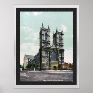 Póster Abadia de Westminster 1900's