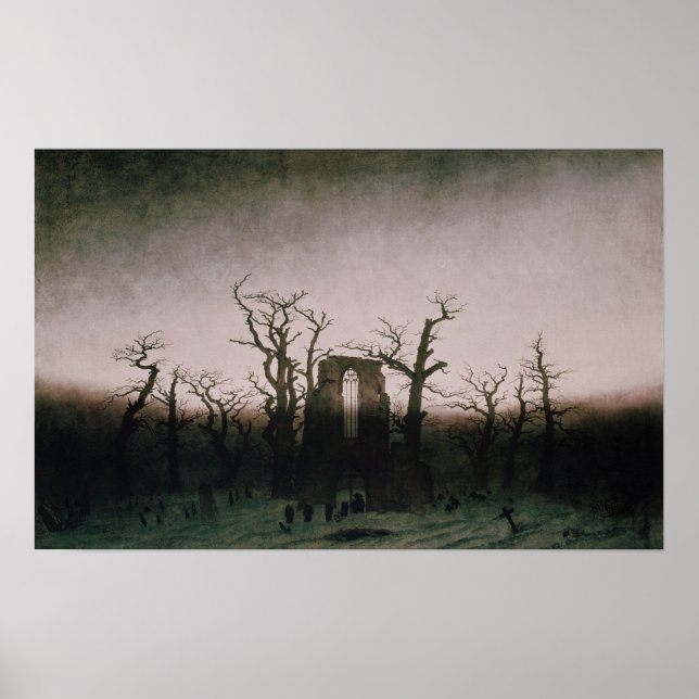 Póster Abadia em Oakwood, 1810 (Frente)