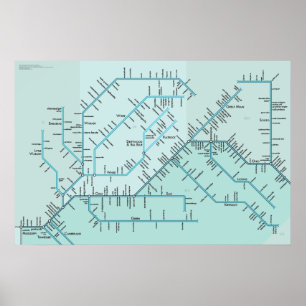 Poster Abaixe Ohio 30" x 20"