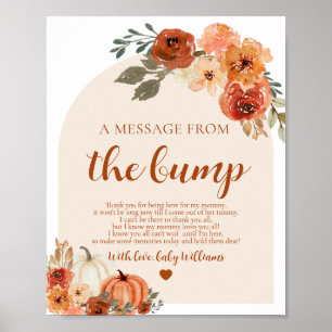 Poster Abaixe Uma Mensagem Do Sinal De Bump