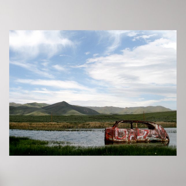 Póster Abandon Car - Foto Cênica (Frente)