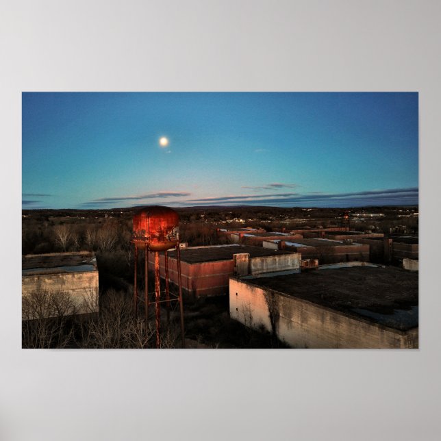 Poster Abandonado Whiskey Distillery Linfield PA (Frente)