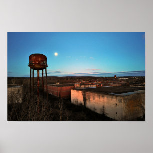 Poster Abandonado Whiskey Distillery Linfield PA