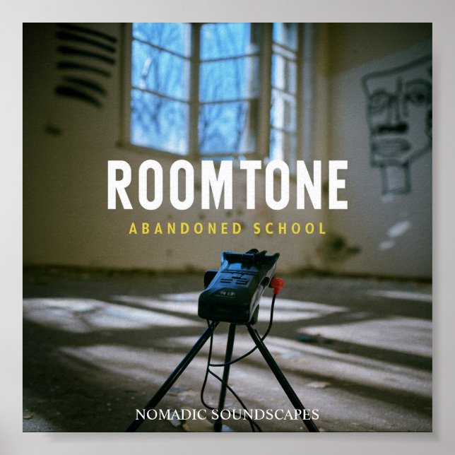 Poster Abandoned School Room Tone Album Cover (Frente)