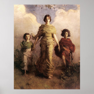 Póster Abbott Handerson Thayer o Virgin