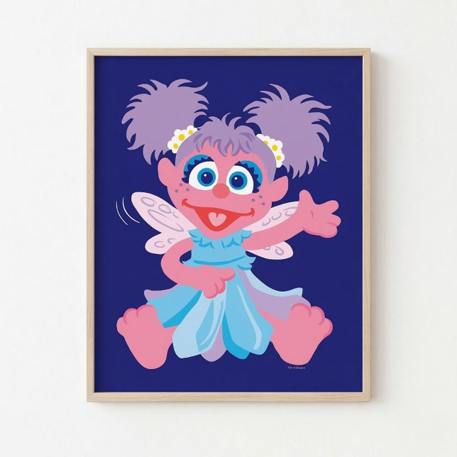 Poster Abby Cadabby Fairy (Generated image of poster in frame on wall)