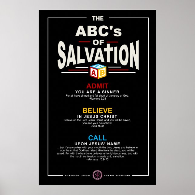 Poster ABC da Salvação (Frente)