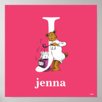 ABC do Dr. Seuss: Letra J - Branco | Adicione seu