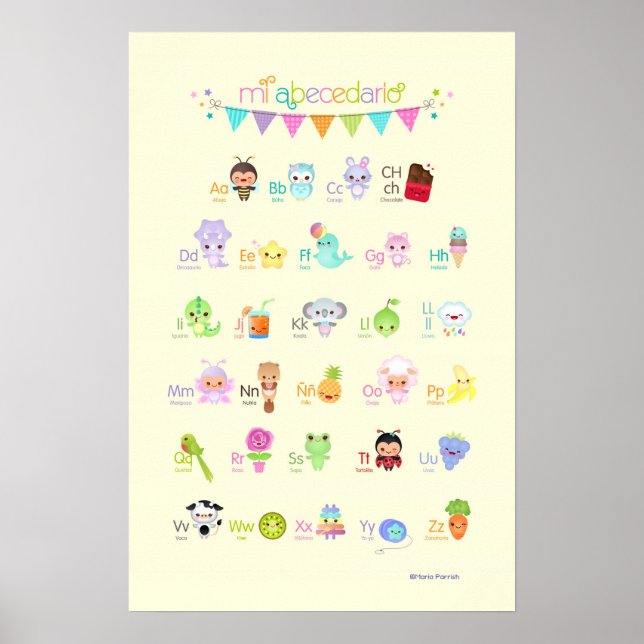 POSTER ABC - Mi abecedario (Frente)
