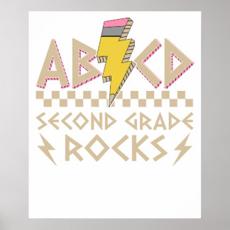 Poster abcd segunda série rocks
