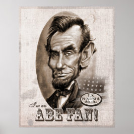Poster Abe Lincoln Fan