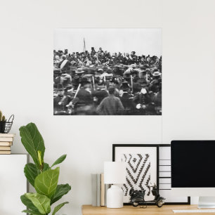 Poster Abe Lincoln Gettysburg Endereço: Fim da Guerra Civ