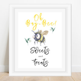Poster Abeja - Doces e guloseimas