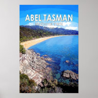 Abel Tasman National Park Nova Zelândia Vintage
